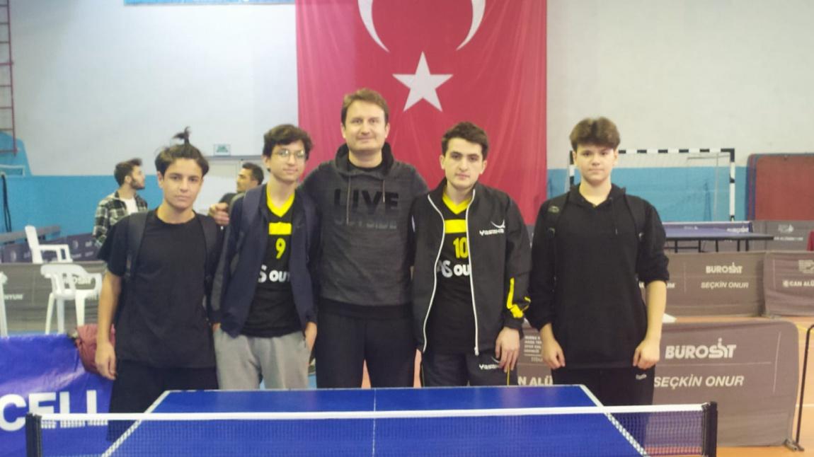 Masa Tenisi Okul Takımımız Bursa İl Müsabakalarında İlk 5 Takım Arasına Girdi