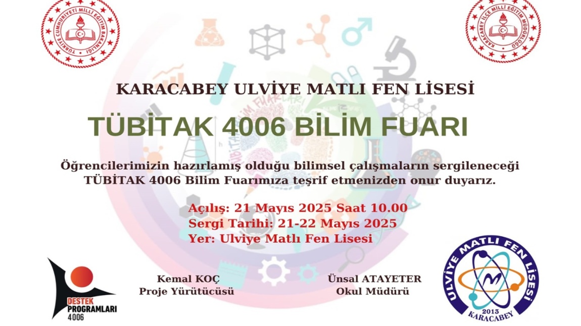 TÜBİTAK 4006 BİLİM FUARIMIZ